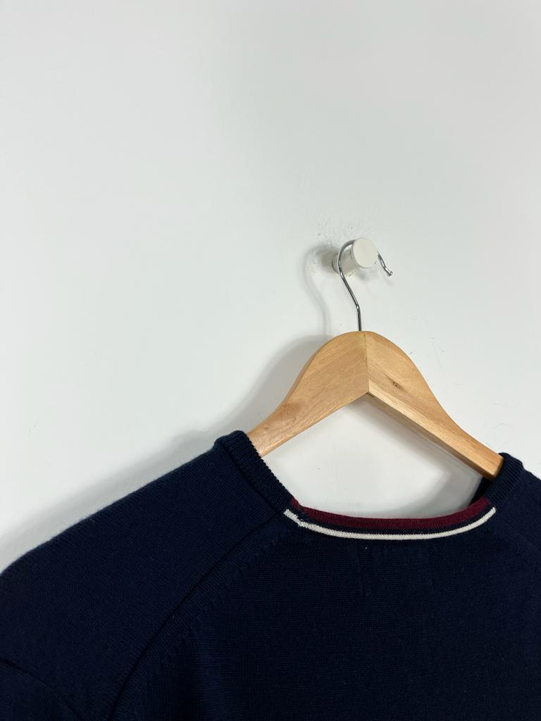 FRED PERRY VINTAGE BASIC LOGO LIGHT SWEATER (M)