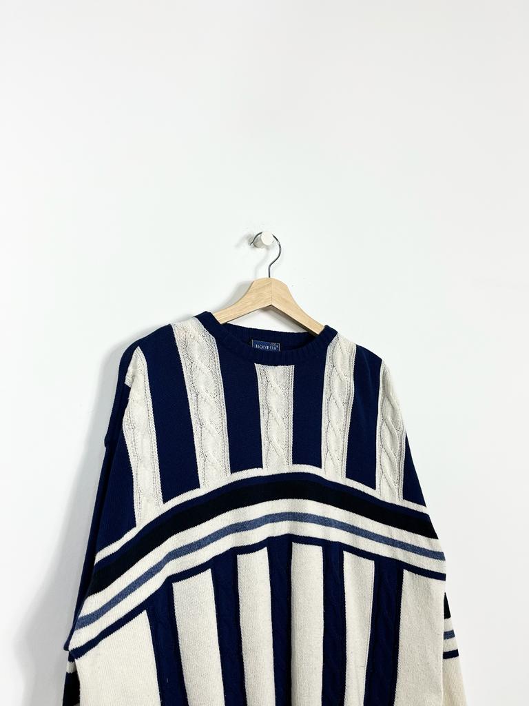 UNBRANDED VINTAGE NAUTIC SWEATER (L/XL)
