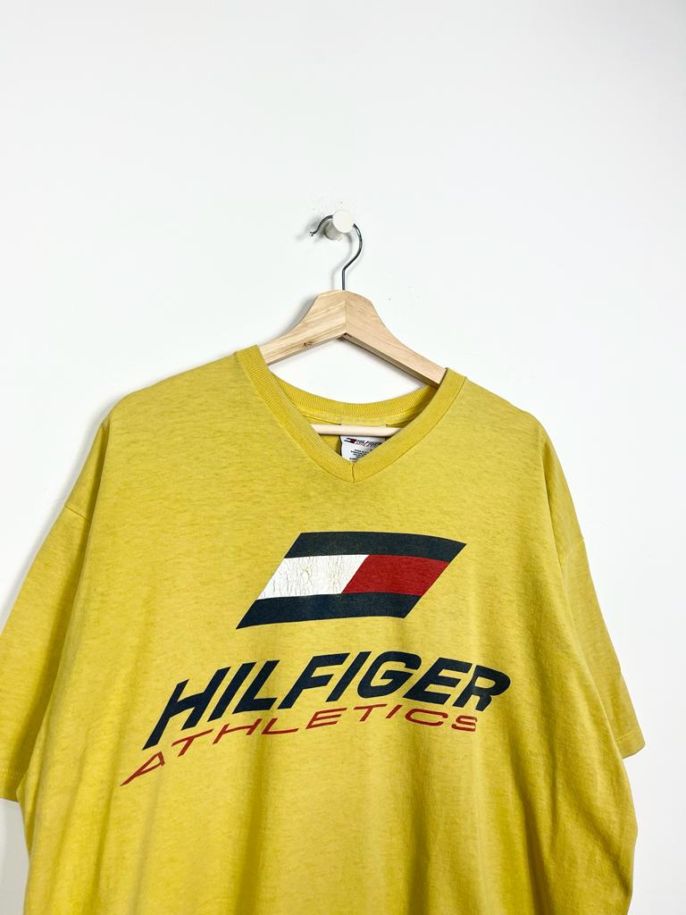 HILFIGER ATHLETICS VINTAGE 90s MADE IN USA TEE (XL/L)